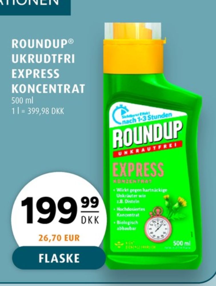 Roundup, Ukrudtsmiddel