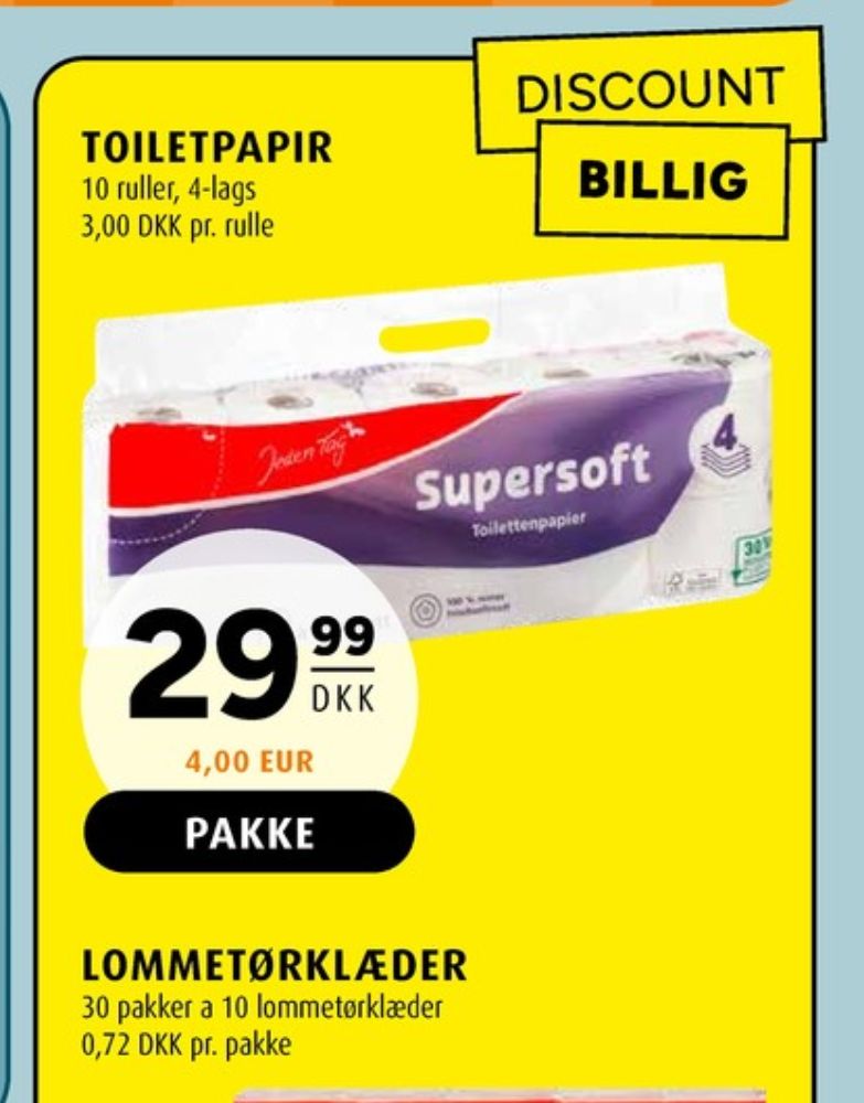 Jeden Tag, Toiletpapir