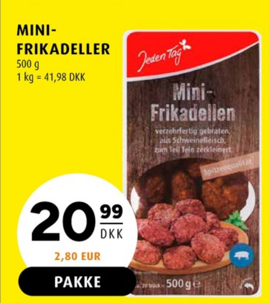 Jeden Tag, Mini Frikadeller
