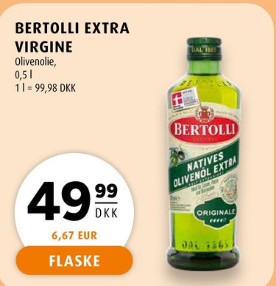 Bertolli, Olivenolie