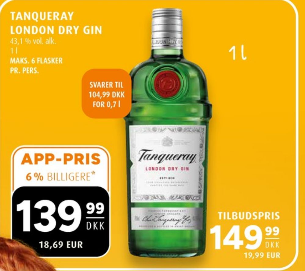 Tanqueray London Dry, Gin