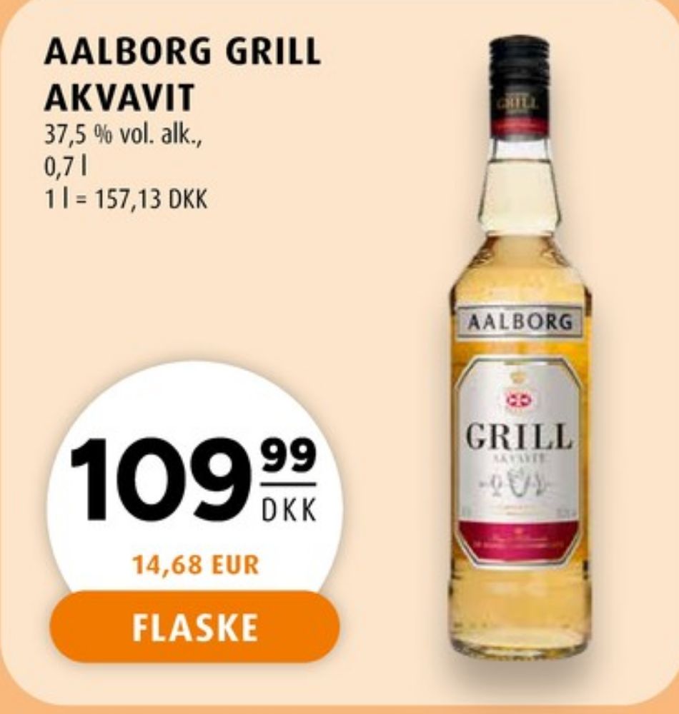 AAlborg Grill Akvavit, Akvavit