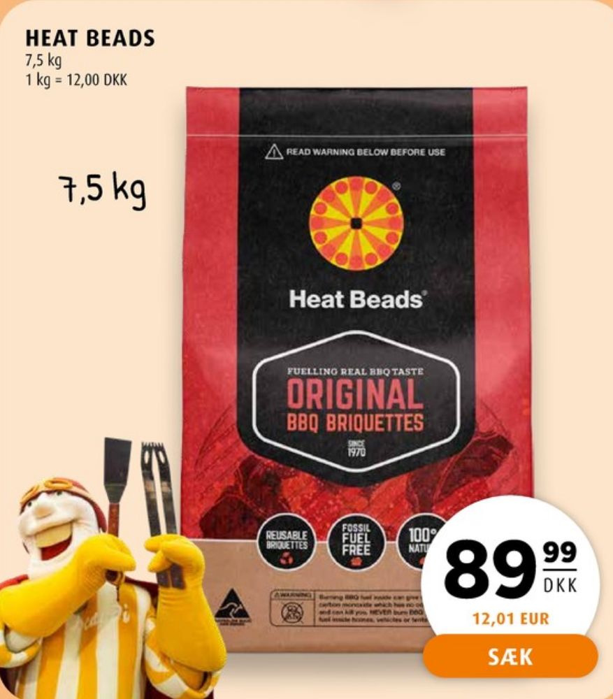 Heat Beads, Grillbriketter