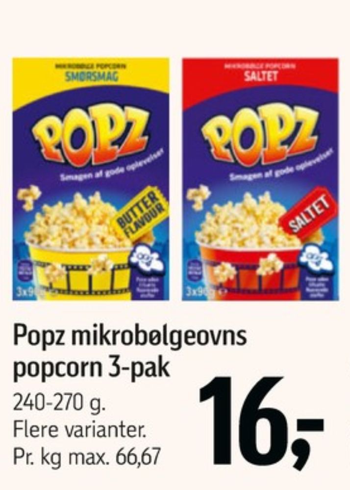 Popz, Popcorn Salted