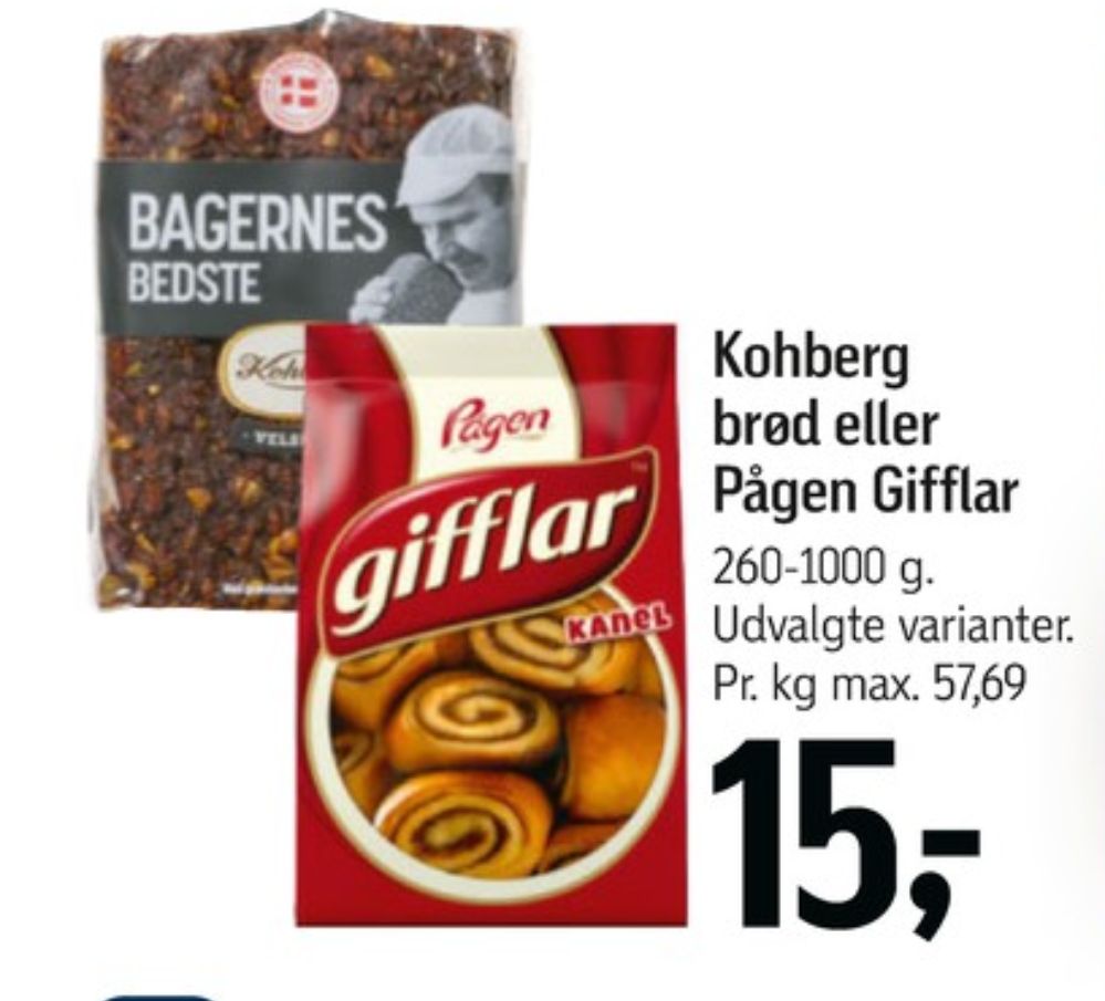 Pågen, Gifflar kanel