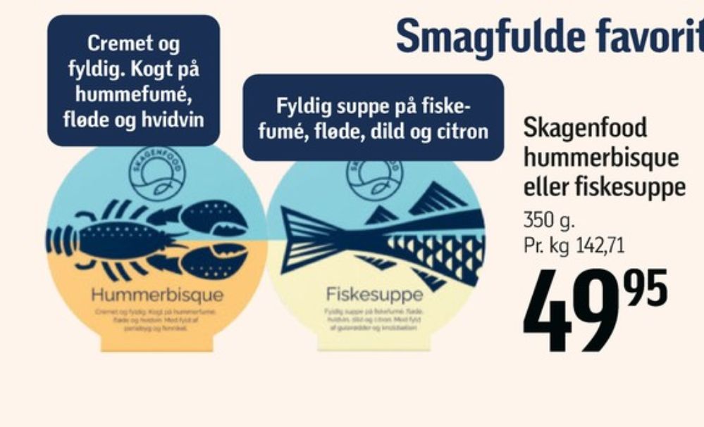 Skagenfood , Fiskesuppe