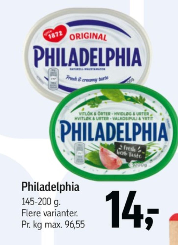 Philadelphia, Flødeost Original