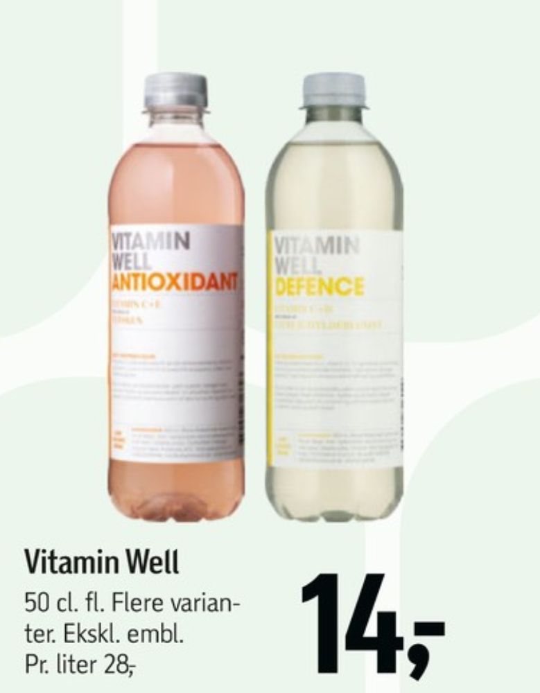 Vitamin Well Defence Citrus og Hyldeblomst, Vitamindrik