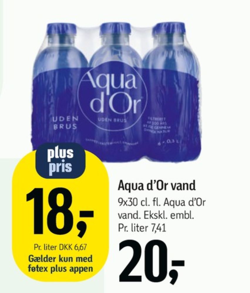 Aqua d'Or, Mineralvand uden brus 9 pk.