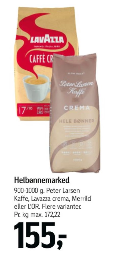 LOR Crema Absolu Classique, Kaffebønner