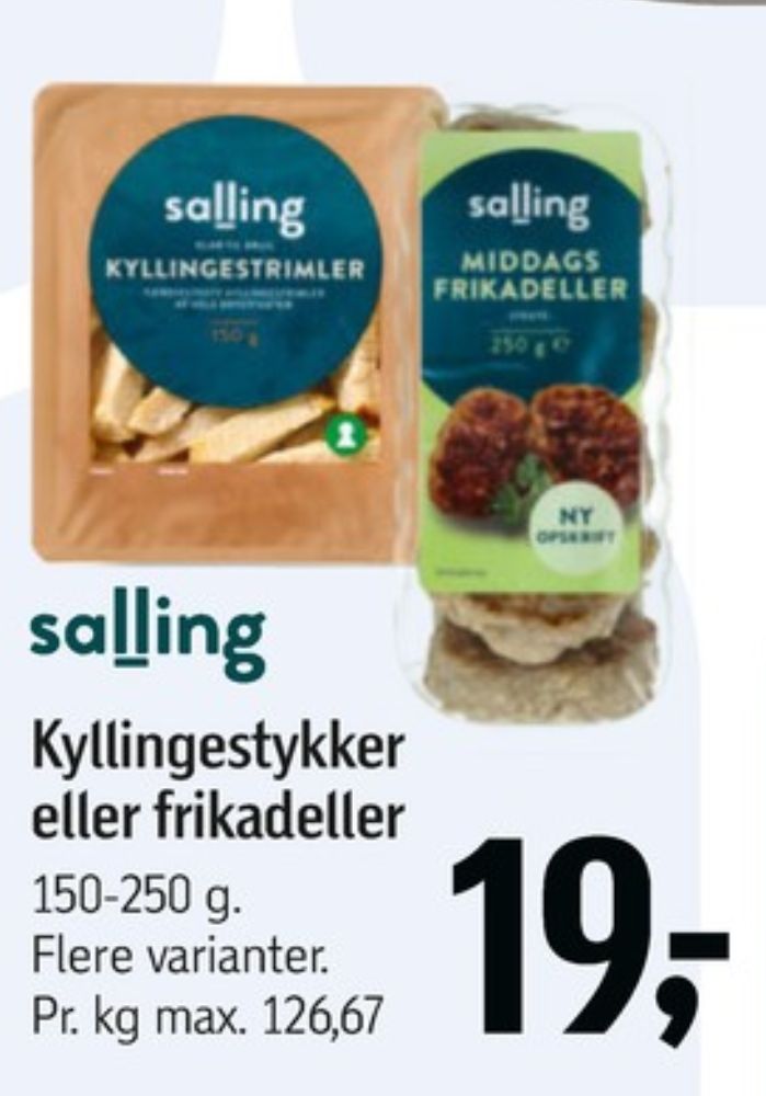Salling, Kyllingestrimler