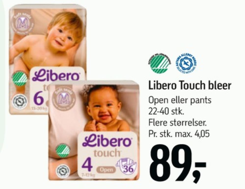 Libero Touch, Bleer str 3 5-8 kg