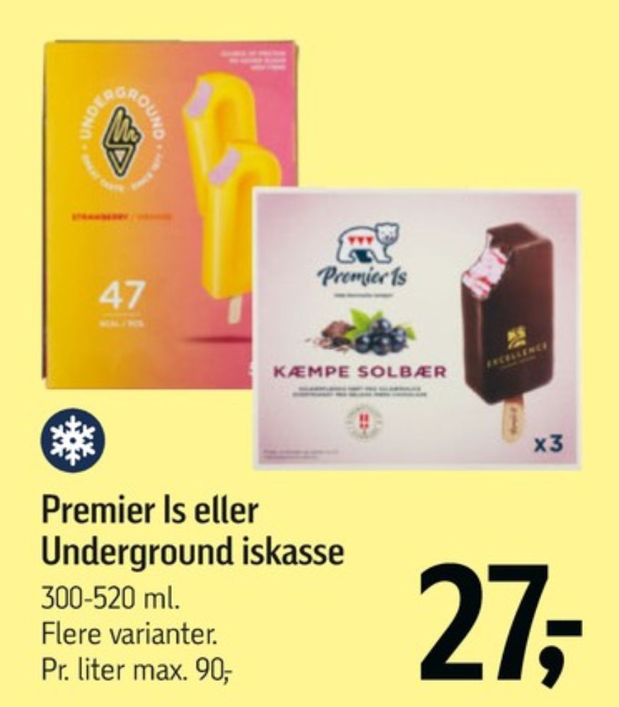 Premier, Kæmpe Solbær ispinde