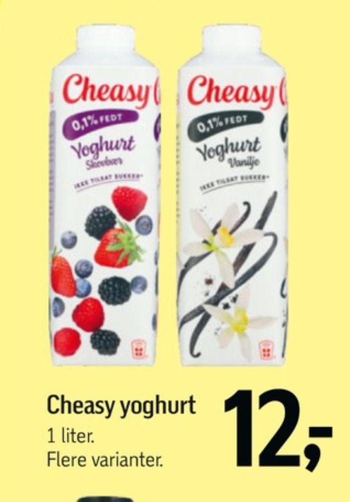 Cheasy, Vanilje Yoghurt 