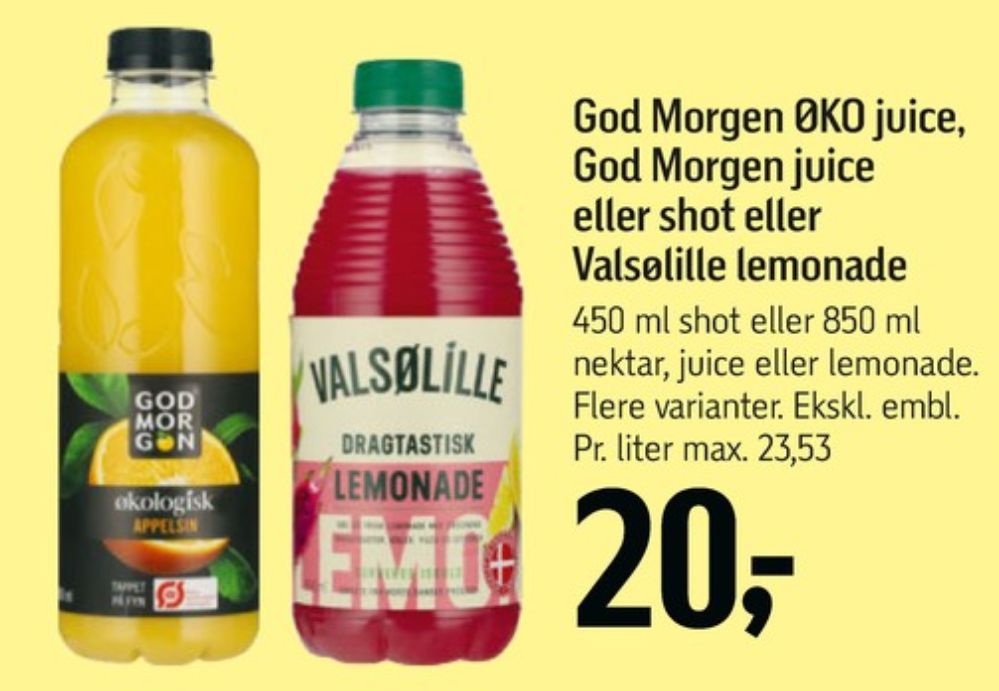 GodMorgen, Appelsin Nektar Juice
