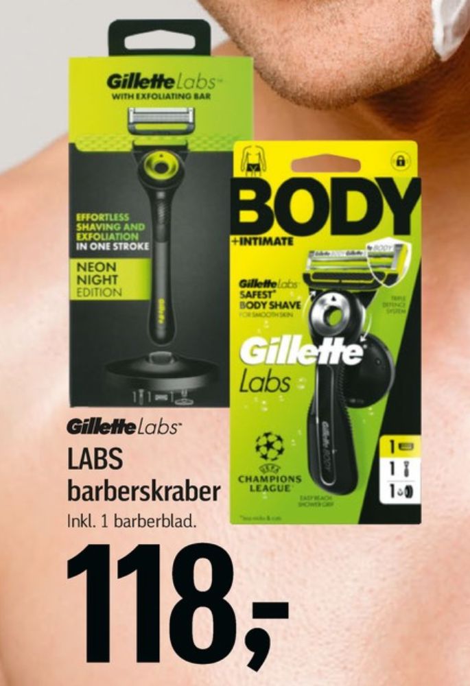 Gillette Labs, Barberskraber