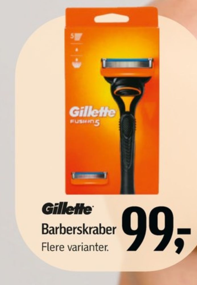 Gillette Fusion 5, Barberskraber
