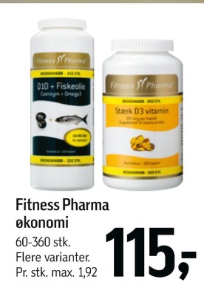 Fitness Pharma, Vitaminer