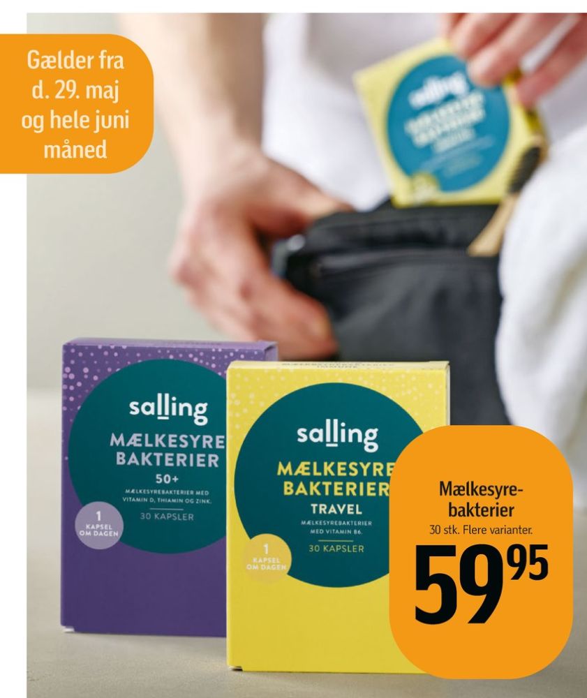 Salling, Kosttilskud