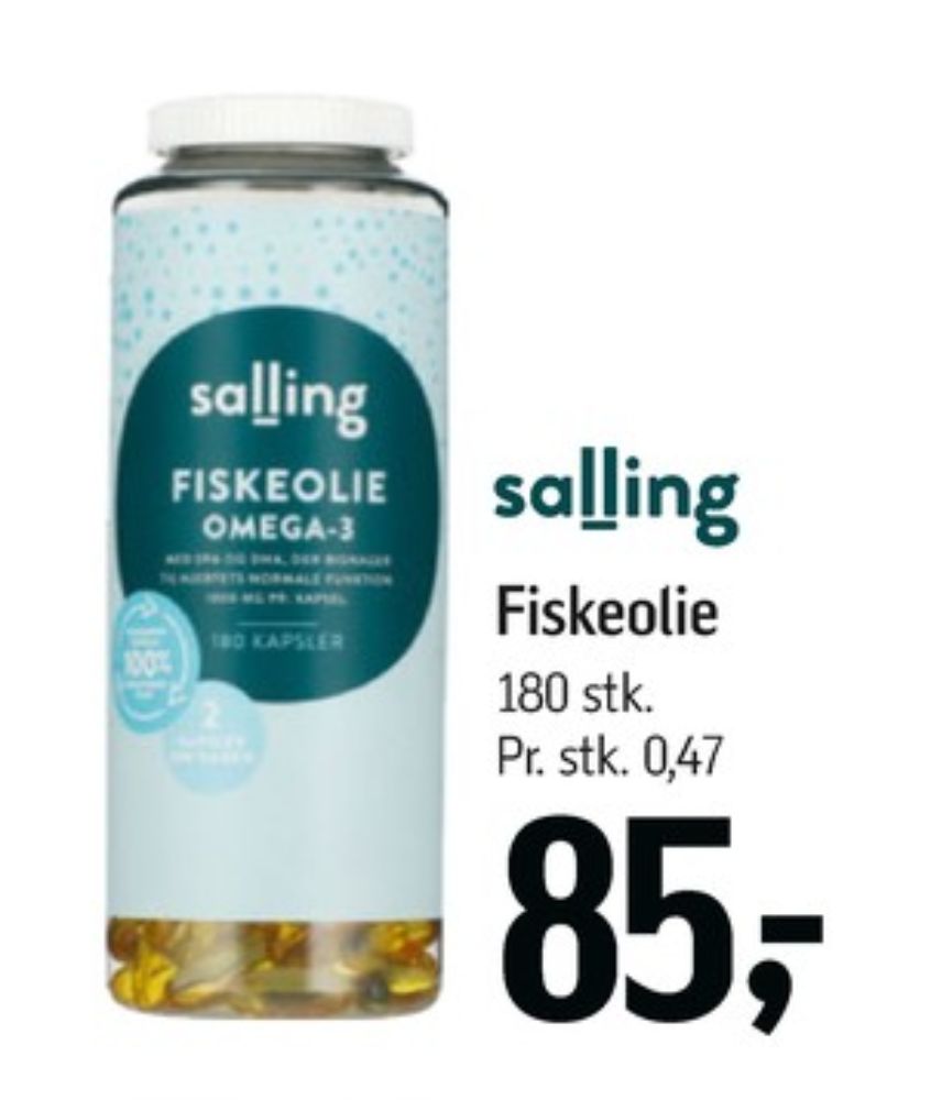 Salling, Fiskeolie