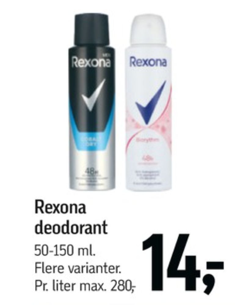 Rexona, Deospray