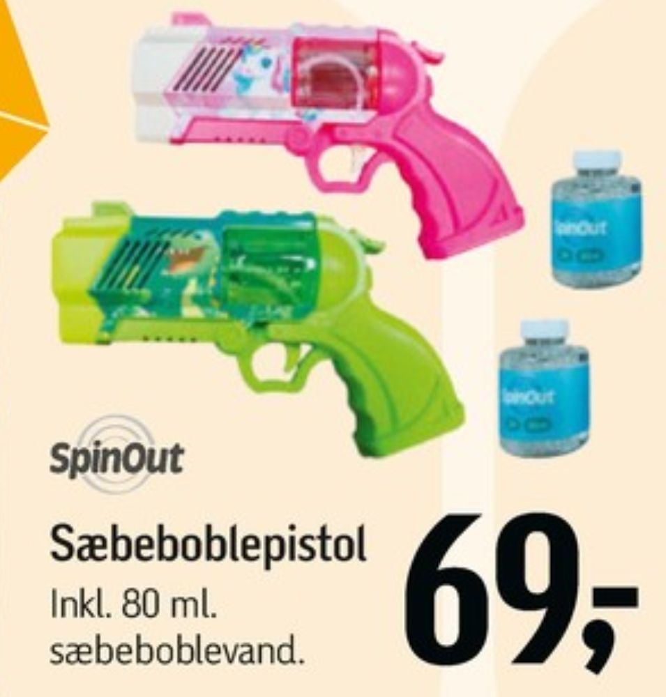 SpinOut, Sæbeboblepistol