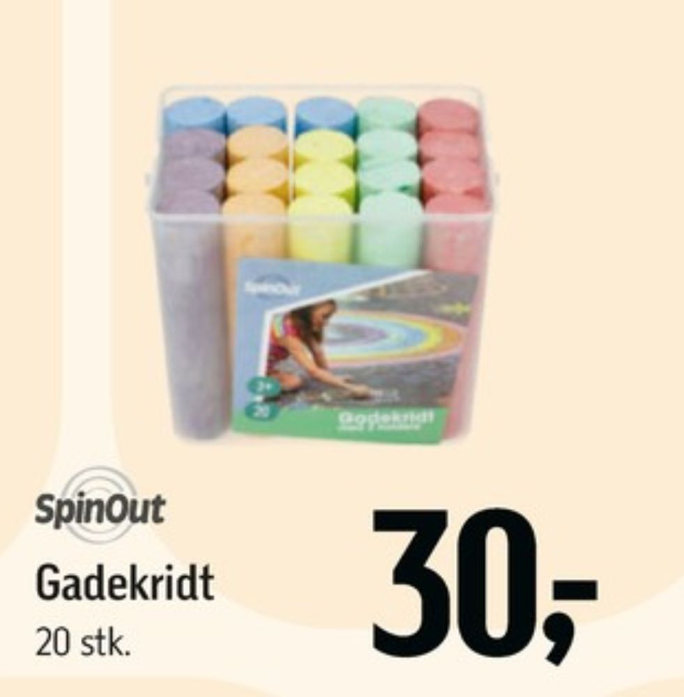 SpinOut, Gadekridt