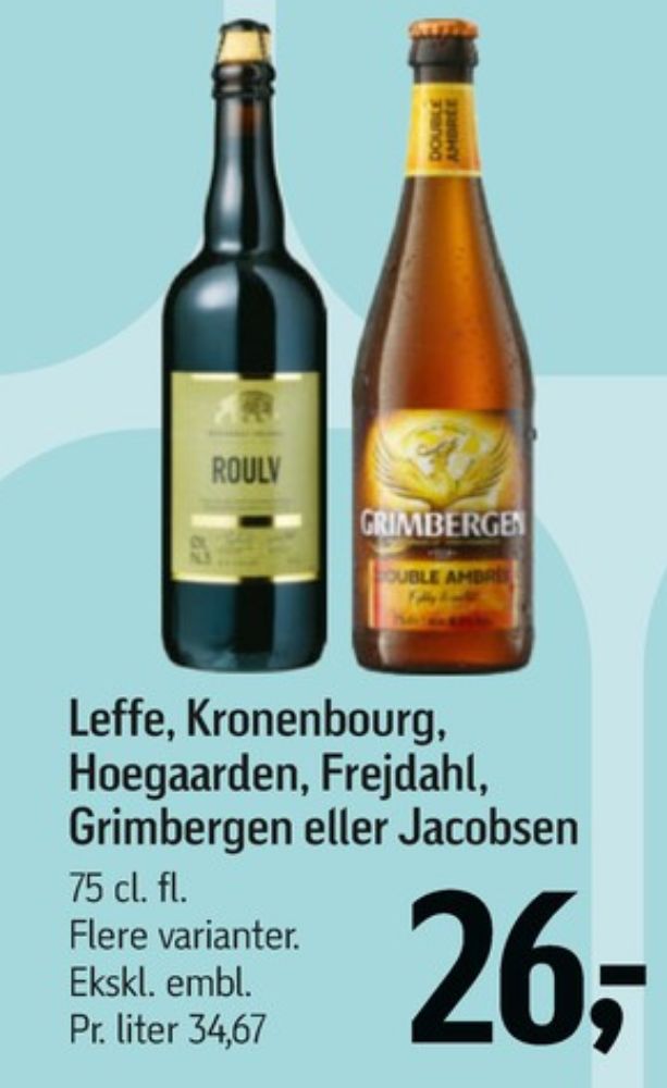 Leffe, Specialøl