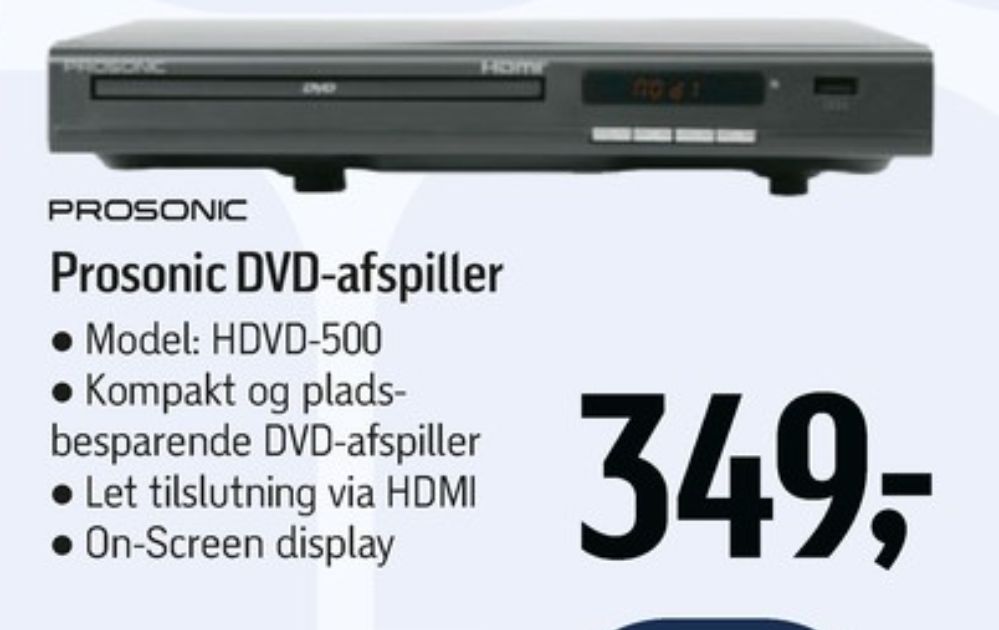 Prosonic, DVD-afspiller