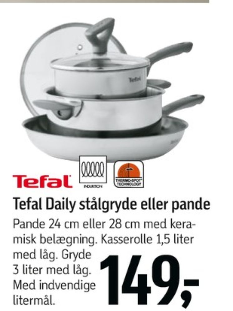 Tefal, Stegepande