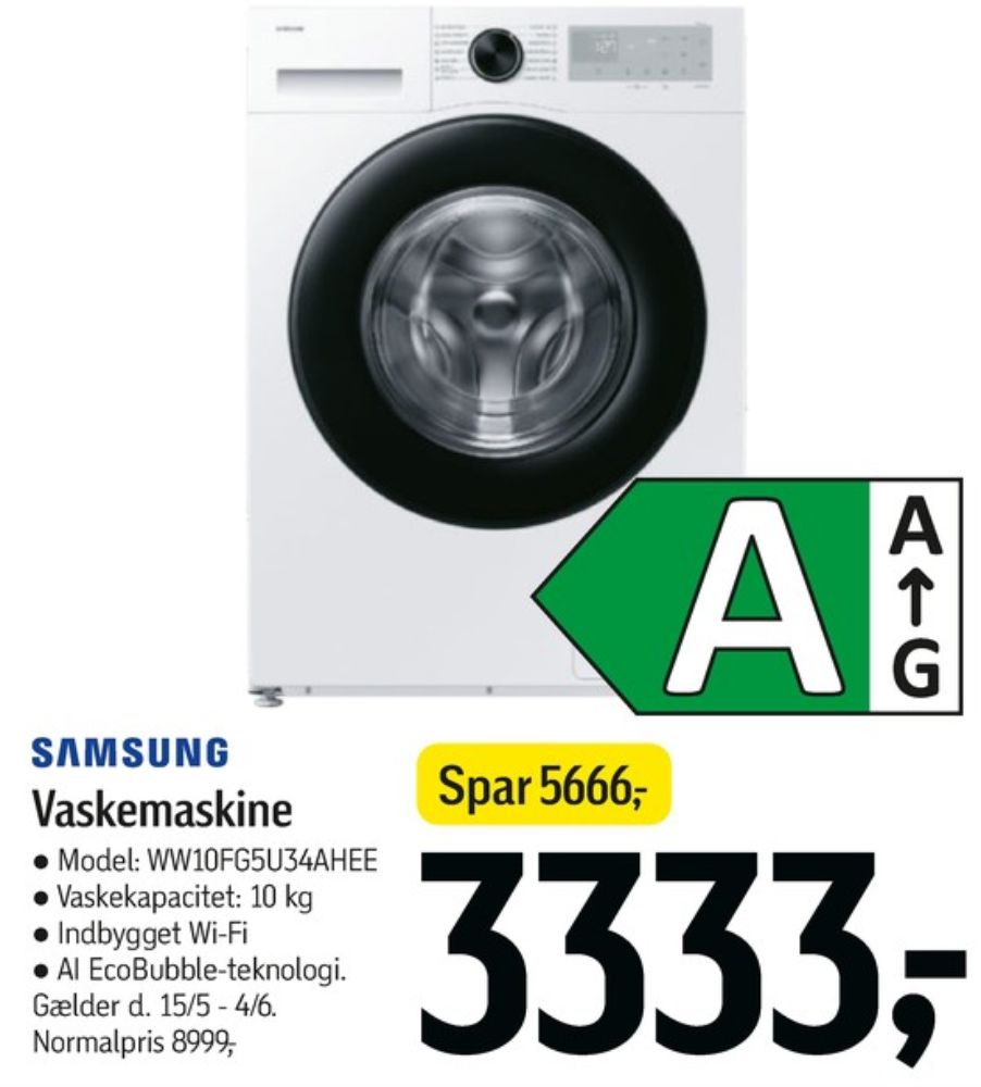 Samsung, Vaskemaskine