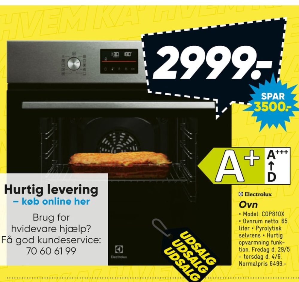 Electrolux, Indbygningsovn