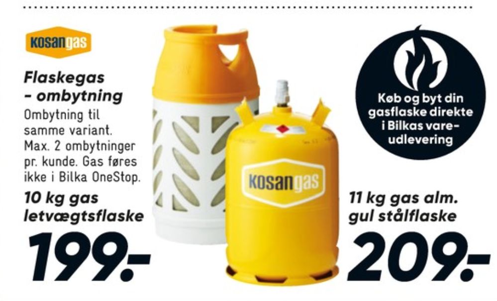 Kosan, Gasflaske