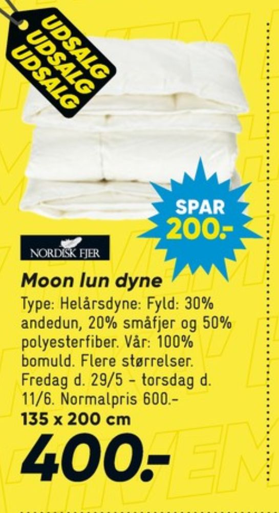 Nordisk Fjer, Dyne