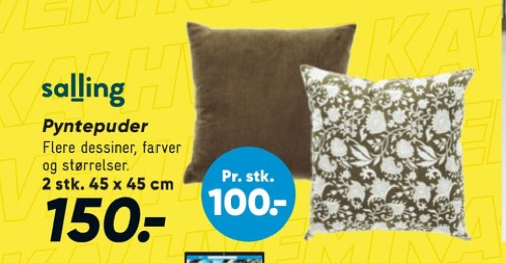 Salling, Puder