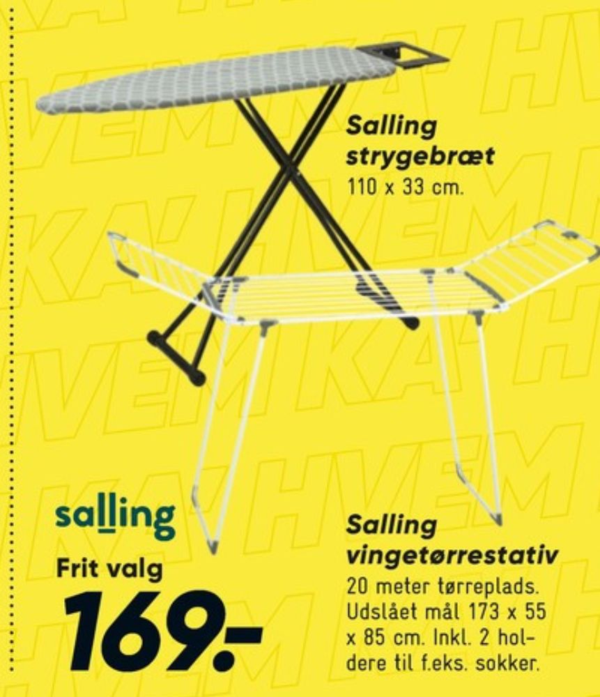 Salling, Strygebræt