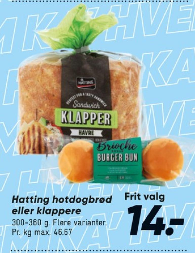Hatting, Klapper Solsikke Sandwich