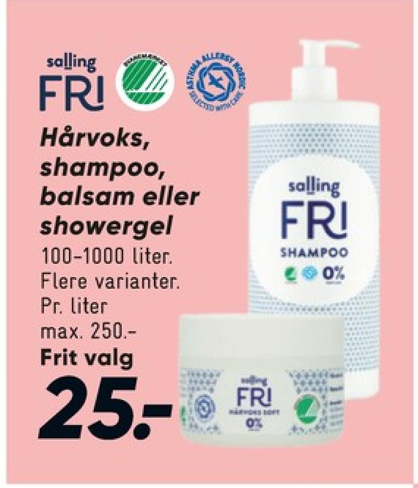 Salling Fri, Shampoo