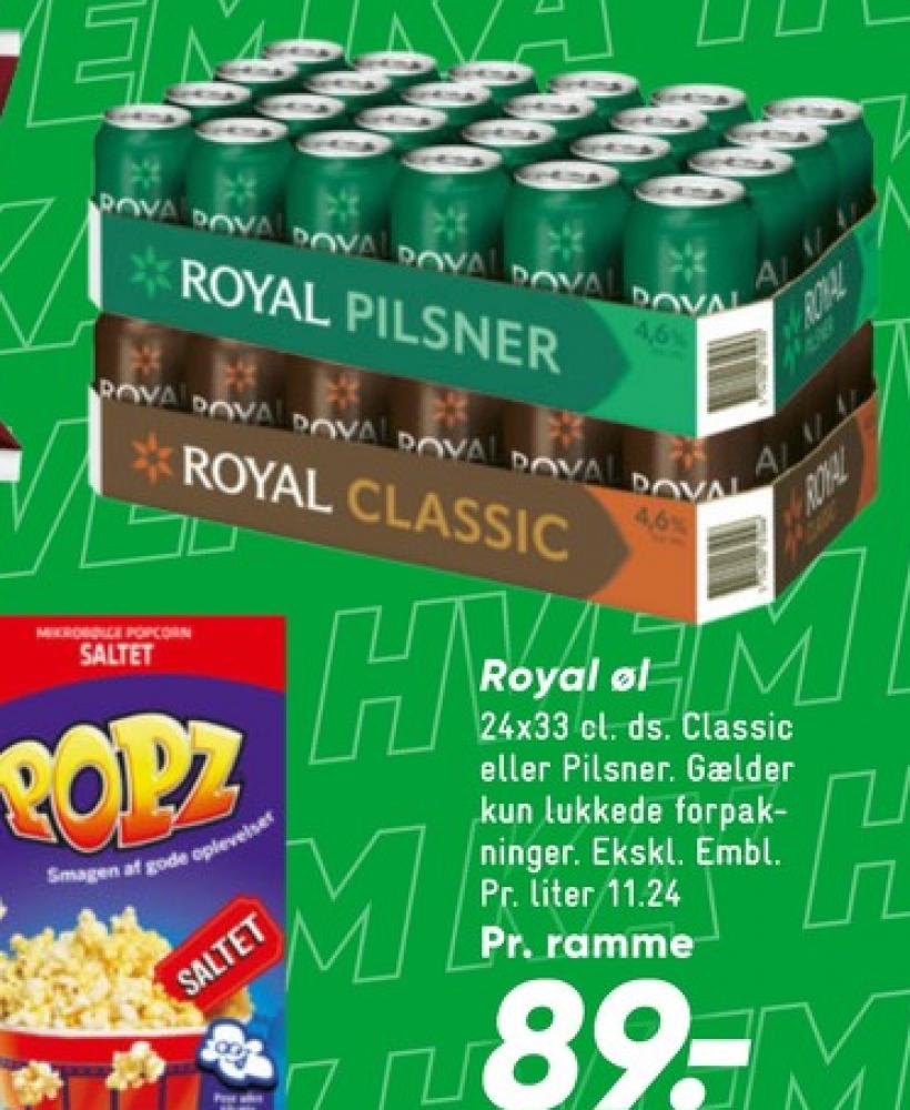 Royal Pilsner, Øl 24 pk.