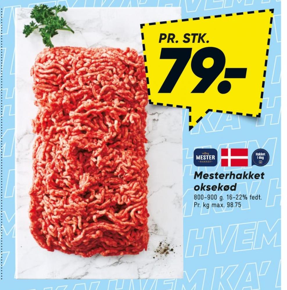 Salling Mester Hakket, Hakket oksekød 16-22%
