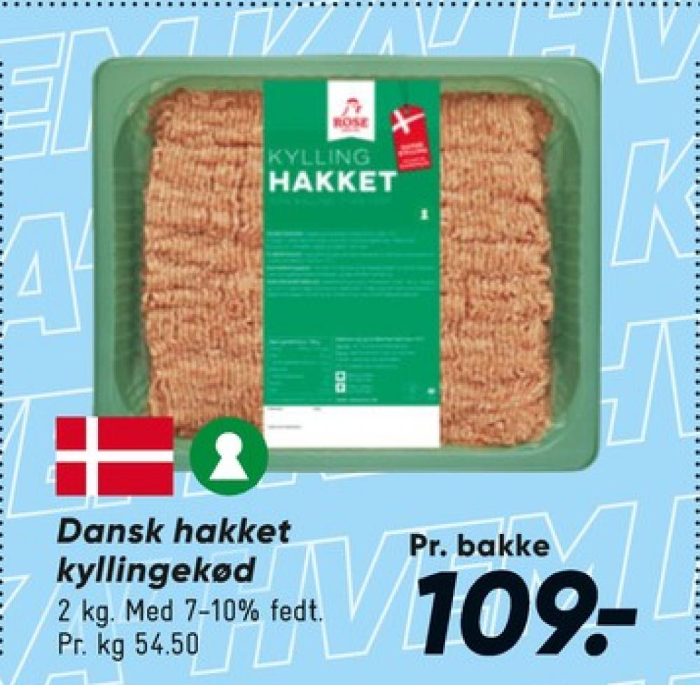 Rose, Hakket kylling 7-10%
