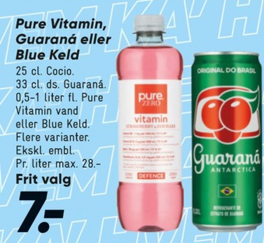 Pure Zero, Vitamindrik Strawberry & Rhubard