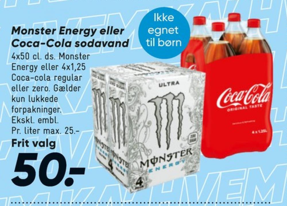 Monster Ultra Energy, Energidrik 4 pk.