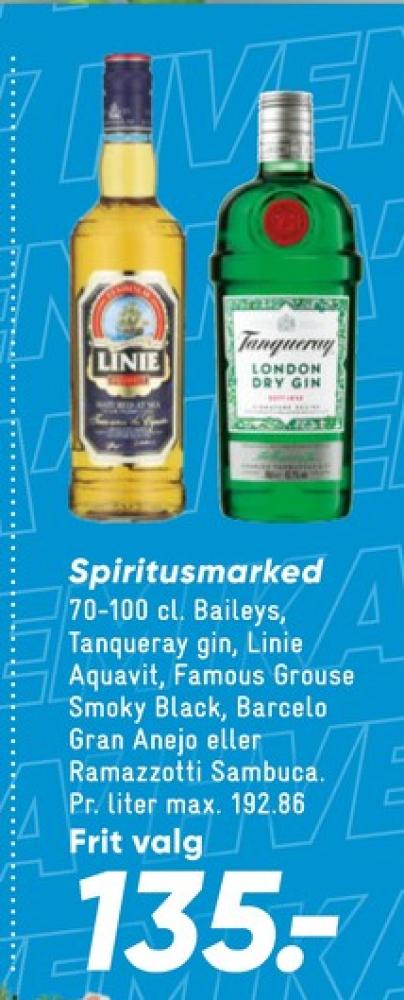 Tanqueray London Dry, Gin