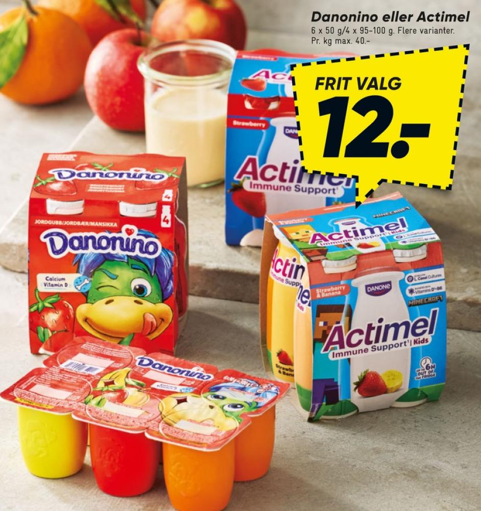 Danone Actimel, Drikkeyoghurt Jordbær