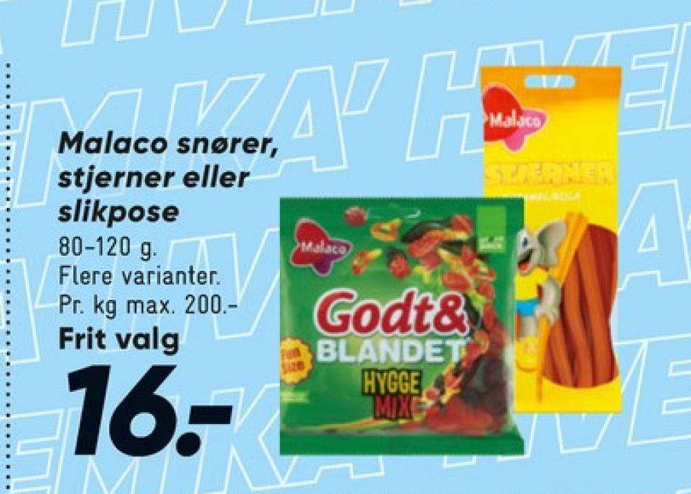 Malaco Godt & Blandet, Slikpose Hygge Mix