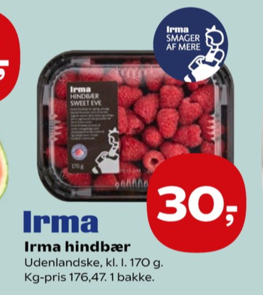 Irmas, Hindbær
