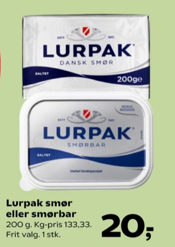 Lurpak, Smørbar
