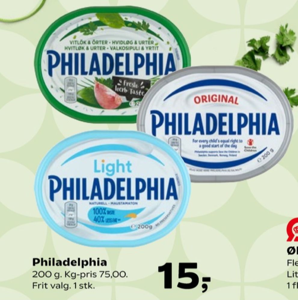 Philadelphia, Flødeost Original
