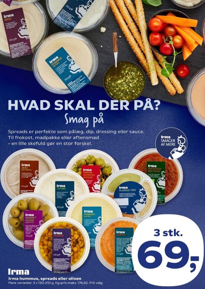 Irmas, Hummus